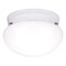 Westinghouse Fixture Ceiling Flush-Mount 60W Mushroom 7.25In White White Glass 6669900 - alternate 1